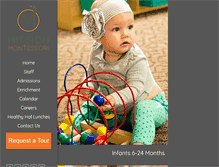 Tablet Screenshot of montessorimv.com